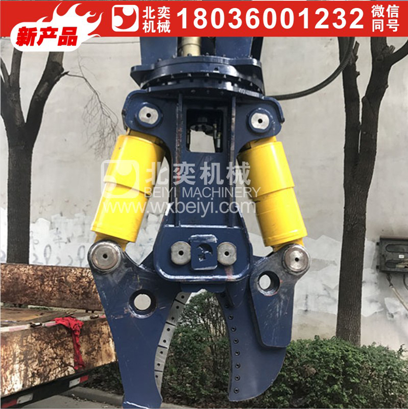 北奕定做360度旋轉(zhuǎn)液壓破碎剪 鷹嘴剪 多功能廢鋼剪 雙油缸開(kāi)口大力剪