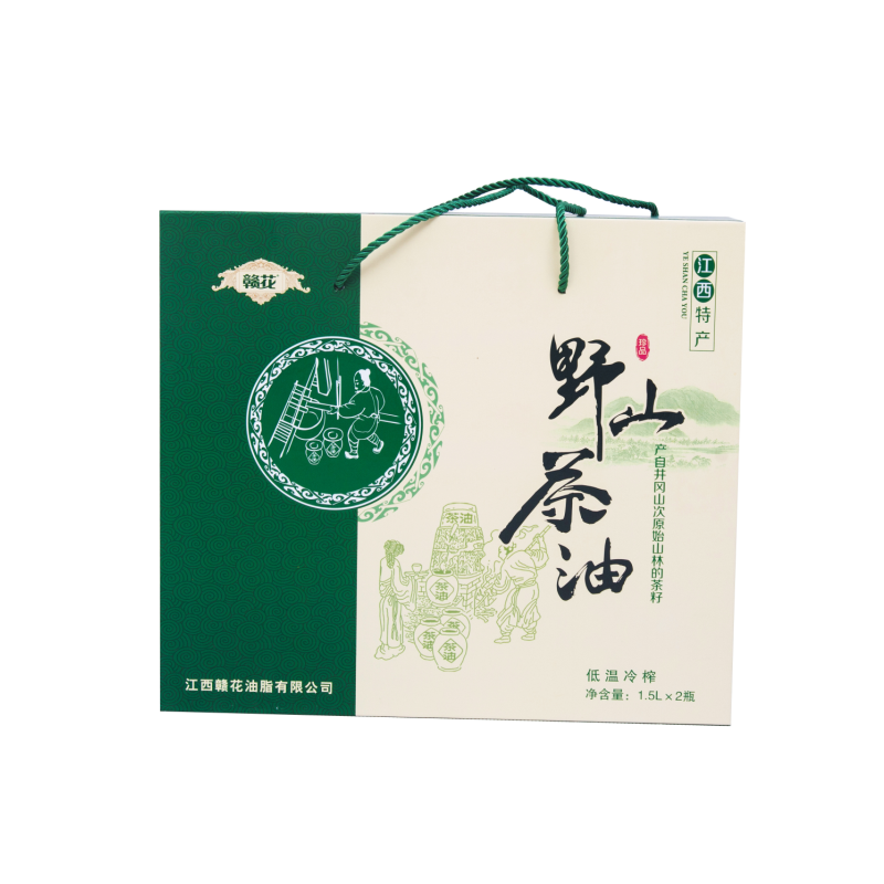 團購優(yōu)惠*禮盒3L裝贛花山茶油廠家一件代發(fā)