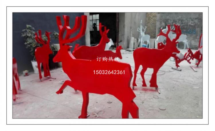 不銹鋼牛雕塑廠家 剪影工藝雕塑 不銹鋼動(dòng)物雕塑價(jià)格