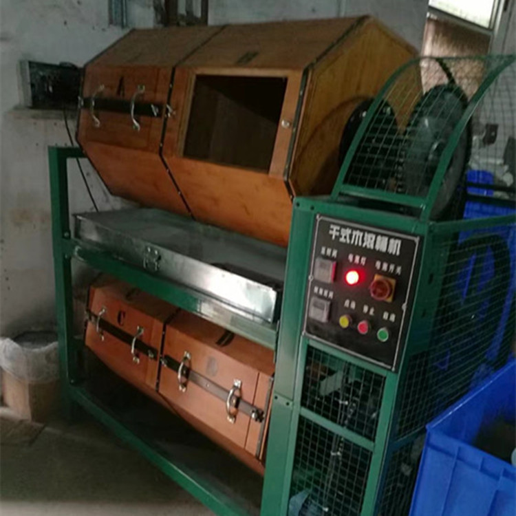 廠家訂做JFG-600L雙層竹木滾筒研磨光飾機(jī) 干式滾筒光飾機(jī)