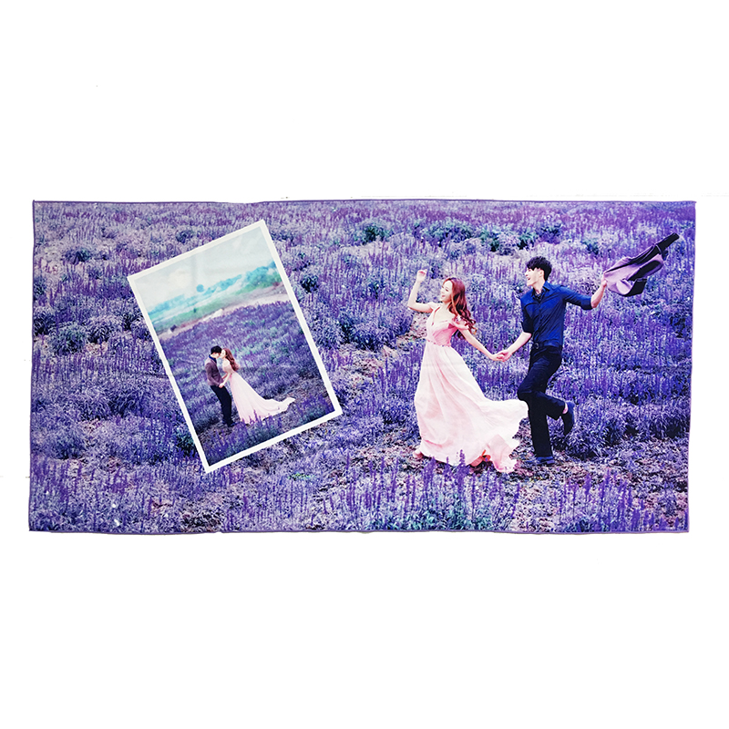 結(jié)婚定制割絨印花毛巾浴巾廠家