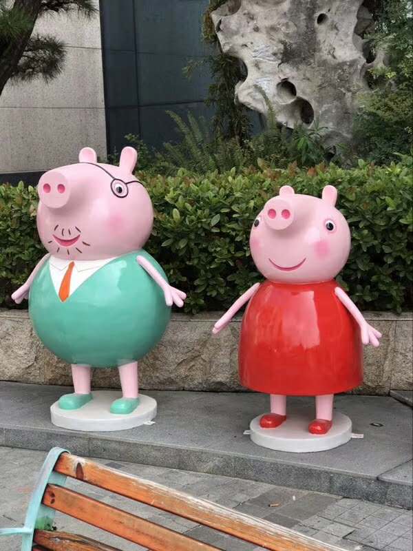 新年雕塑卡通豬拜年豬吉祥豬發(fā)財(cái)豬