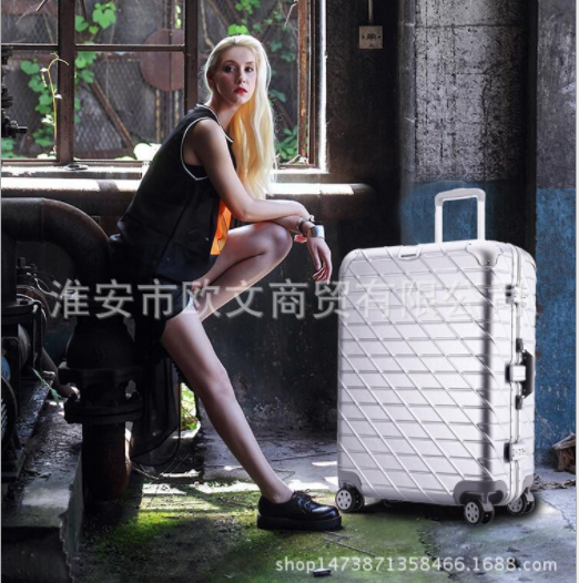 供應韓版學生行李箱 直銷斜紋拉絲拉桿箱 斜紋拉絲拉桿箱廠家 萬向輪女韓潮旅行箱
