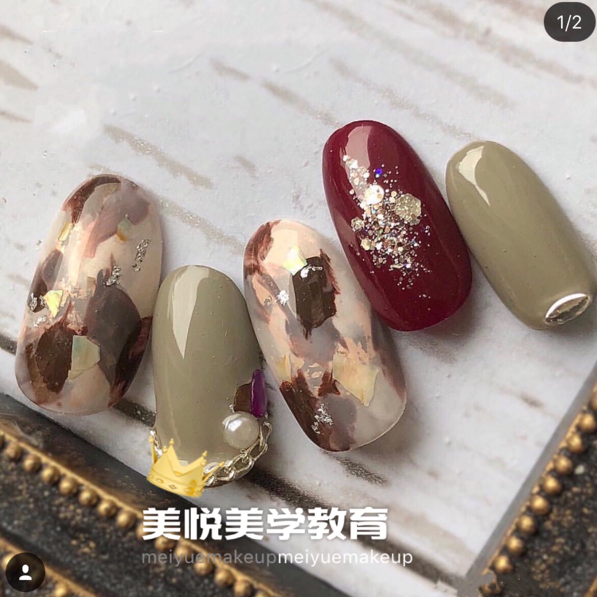 贛州哪里學(xué)美甲好?2018年日式豹紋美甲盡在贛州美悅