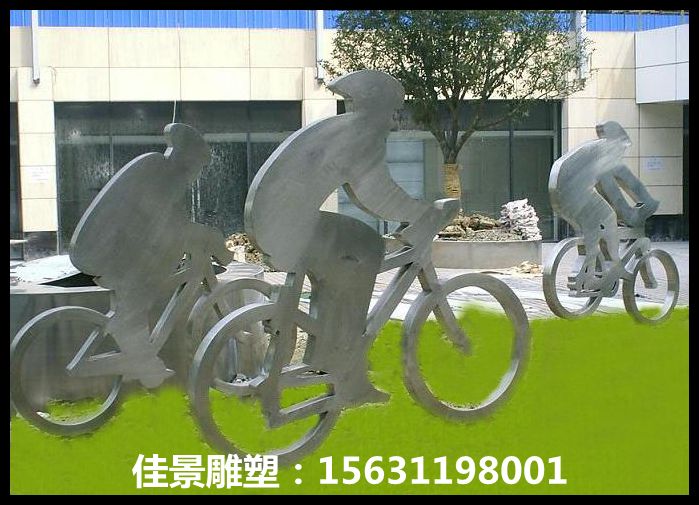 不銹鋼賽車(chē)雕塑