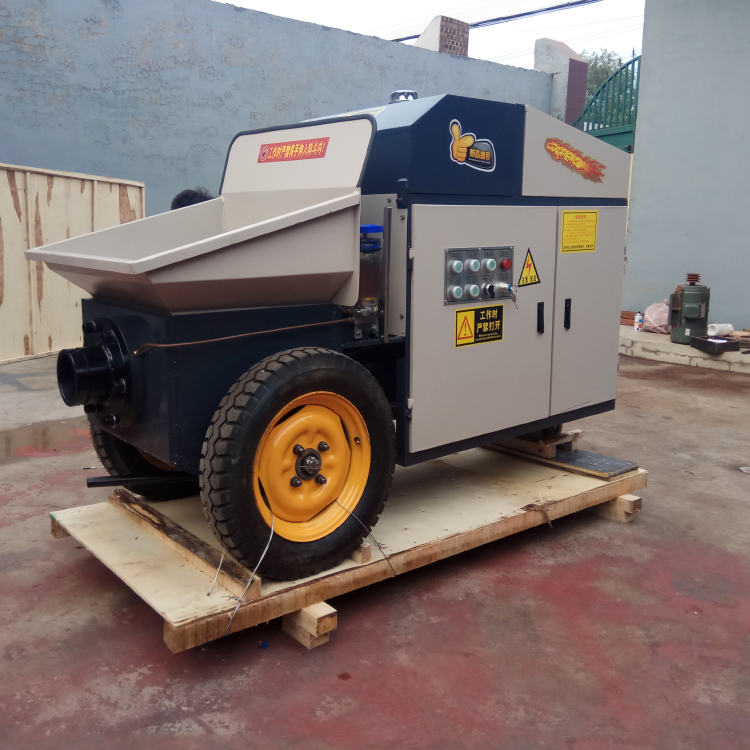 臥式二次構造柱泵 細石混凝土澆筑泵 二次結構細石上料機 臥式二次構造柱泵廠家直銷