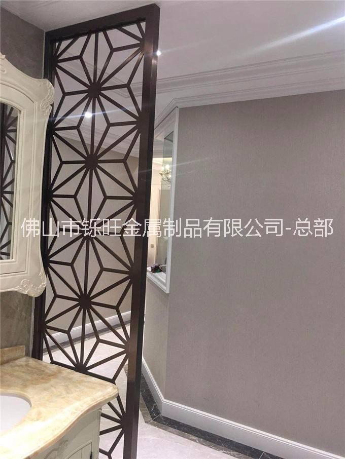不銹鋼屏風(fēng)案例 不銹鋼屏風(fēng)裝飾隔斷 金屬家具制品廠家定制