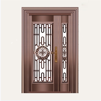 別墅大門鋁銅門 鑄鋁防爆門 別墅大門鋁銅門安裝