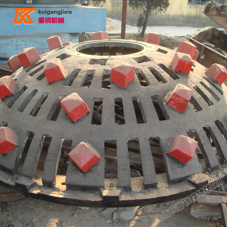 供應(yīng)4.2米機(jī)立窯盤塔配件鑄鋼大抓齒一體結(jié)構(gòu)