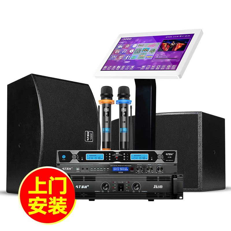 家庭ktv音響套裝 會(huì)議家用卡拉ok唱歌點(diǎn)歌機(jī)專(zhuān)業(yè)12寸音箱設(shè)備全套