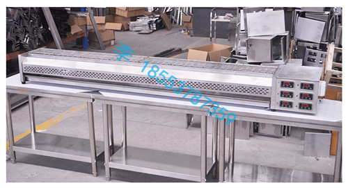 不銹鋼室內(nèi)*無(wú)煙電烤爐燃?xì)饪緺t