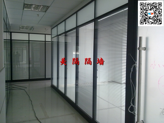 深圳成品鋁合金百葉玻璃隔斷廠家