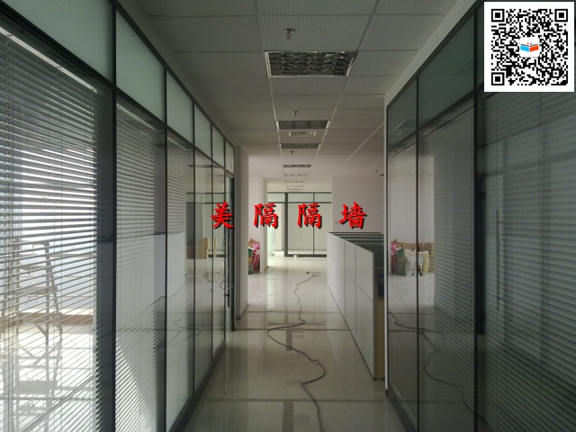深圳成品鋁合金百葉玻璃隔斷廠家