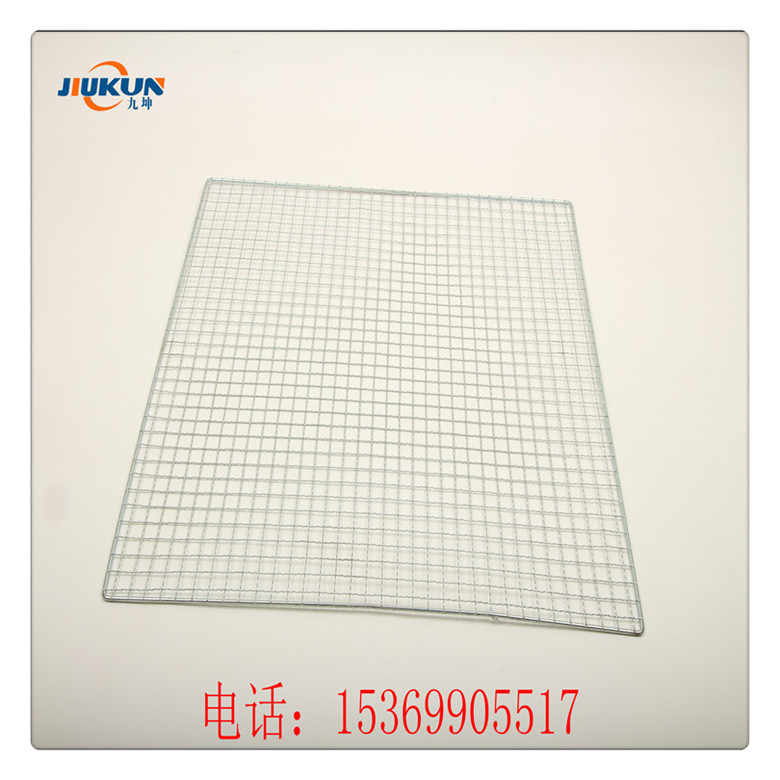 加粗燒烤網(wǎng)、燒烤店*網(wǎng)九坤廠家生產(chǎn)鍍鋅網(wǎng) 一次性燒烤網(wǎng)