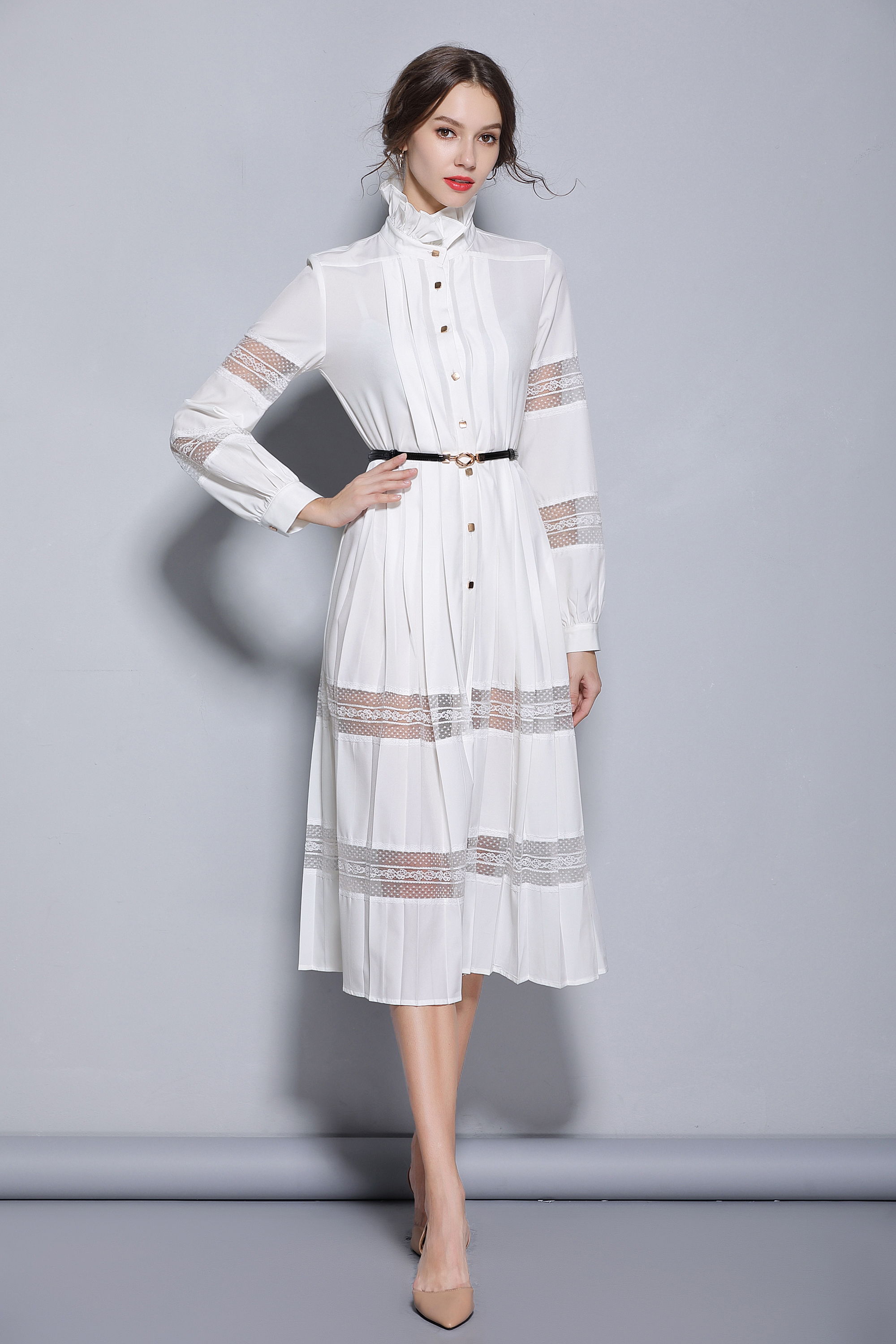 連衣裙 廣東韓版連衣裙 春秋新款女裝休閑連衣裙 長裙加工批發(fā)定制 廣東女裝批發(fā)供應(yīng)商 東莞熱銷韓版連衣裙