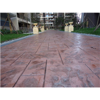 彩色混凝土壓模地坪 上海彩色混凝土壓模地坪 彩色混凝土壓模地坪施工