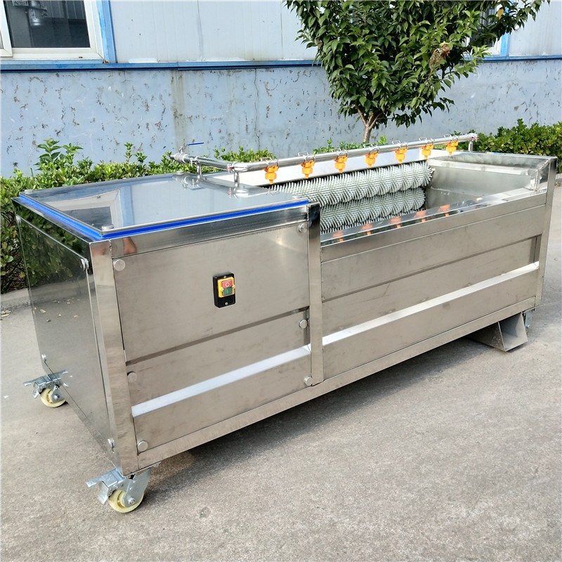 土豆去皮機(jī) 全自動(dòng)毛輥清洗去皮設(shè)備 諸城永聯(lián)廠家現(xiàn)貨供應(yīng)