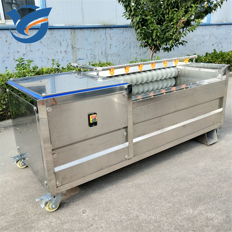 土豆去皮機(jī) 全自動(dòng)毛輥清洗去皮設(shè)備 諸城永聯(lián)廠家現(xiàn)貨供應(yīng)