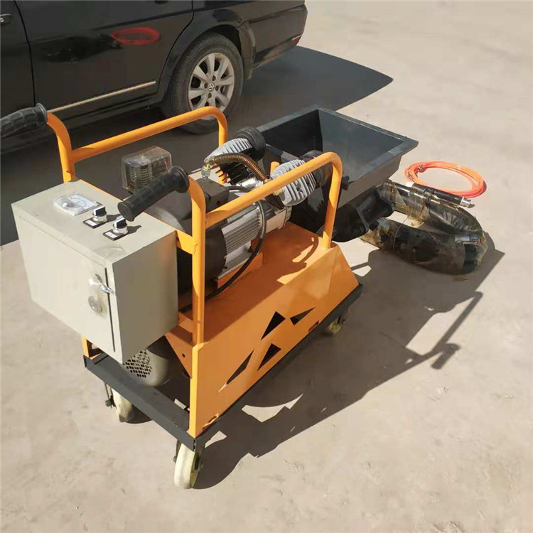 砂漿噴涂機(jī)型號(hào) 灰漿拉毛機(jī) 噴涂機(jī)操作效果