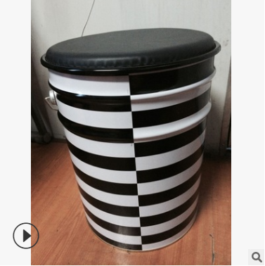 高端鐵桶凳子 江蘇酒吧椅鐵皮油漆桶供應(yīng)商價格