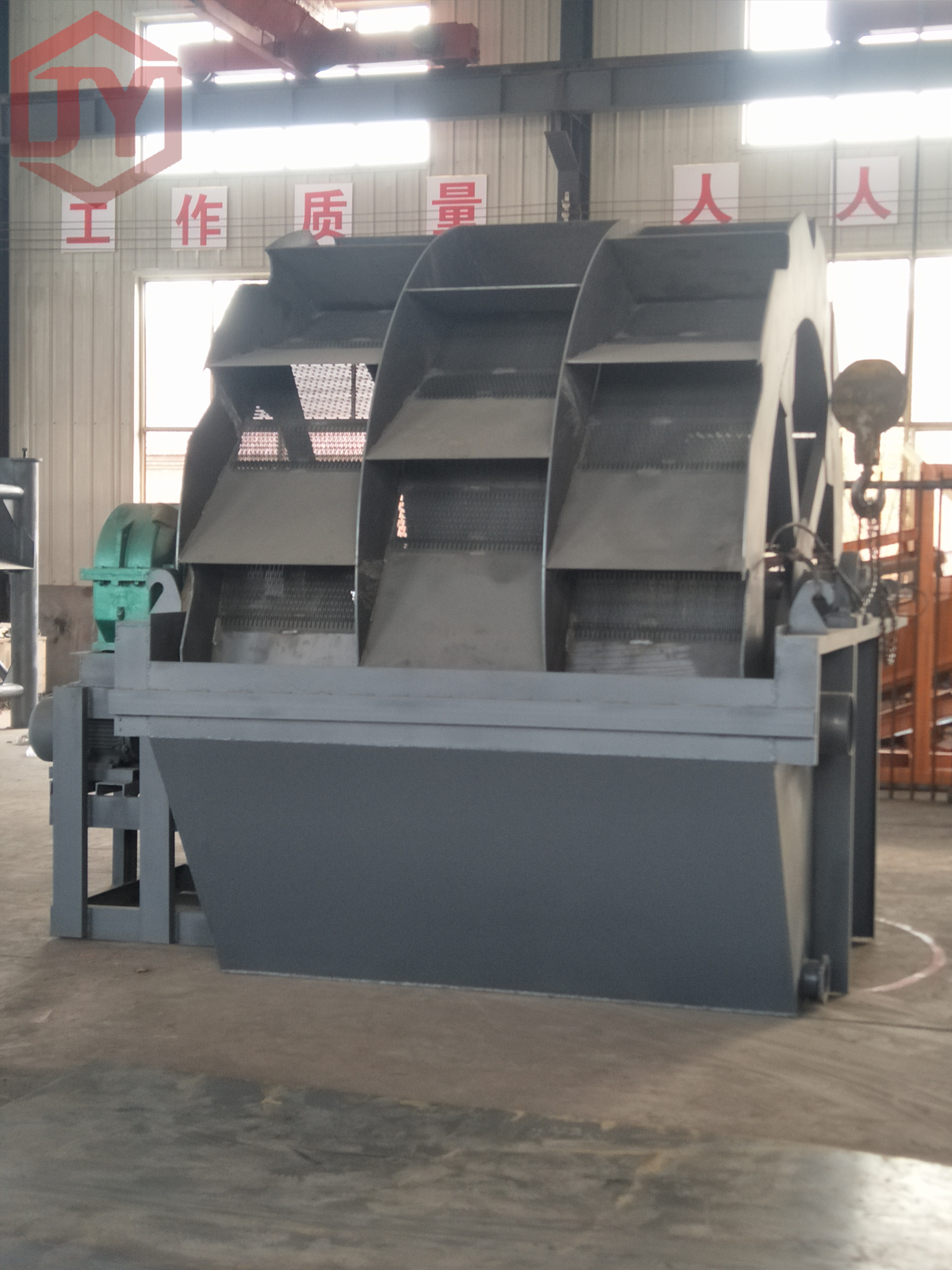 輪式洗沙機小型洗砂機建亞機械廠家直銷 質(zhì)量超群堅固耐用