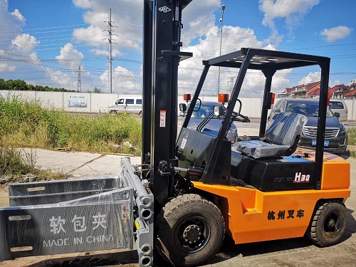 二手合力3噸平夾抱叉車(chē) 轉(zhuǎn)讓合力3噸平抱夾叉車(chē)