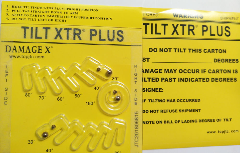 多角度傾倒標(biāo)簽倒置顯示貼