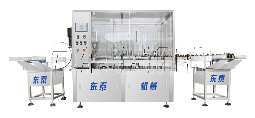 促銷(xiāo) 全自動(dòng)酒精灌裝旋蓋機(jī) 酒精防爆灌裝旋蓋聯(lián)動(dòng)機(jī)