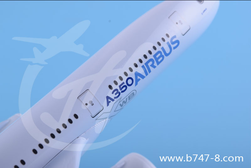 飛機模型空客A350原型機合金仿真客機航模玩具擺件商務(wù)工藝禮品29cm