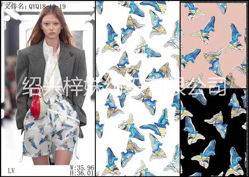 柯橋數(shù)碼印花哪家強？時尚印花面料 每天推出10款時裝新花型