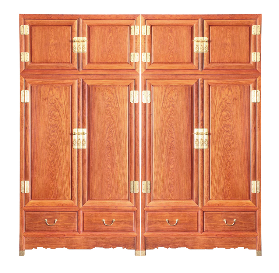 雍*紅木/ 雍*紅木/素面頂箱柜/*花梨