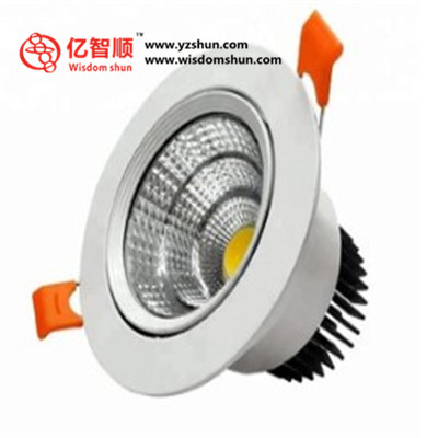 LED筒燈射燈天花燈酒店燈軌道燈服裝射燈 COB壓鑄筒燈射燈天花射燈防水  射燈led天花燈cob射燈筒燈