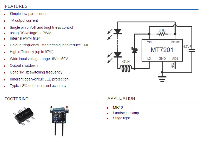 供應(yīng)用于恒流驅(qū)動IC的MT7201C MAXIC代理原裝現(xiàn)貨 MT7201C+ MT7201C LED恒流驅(qū)動IC