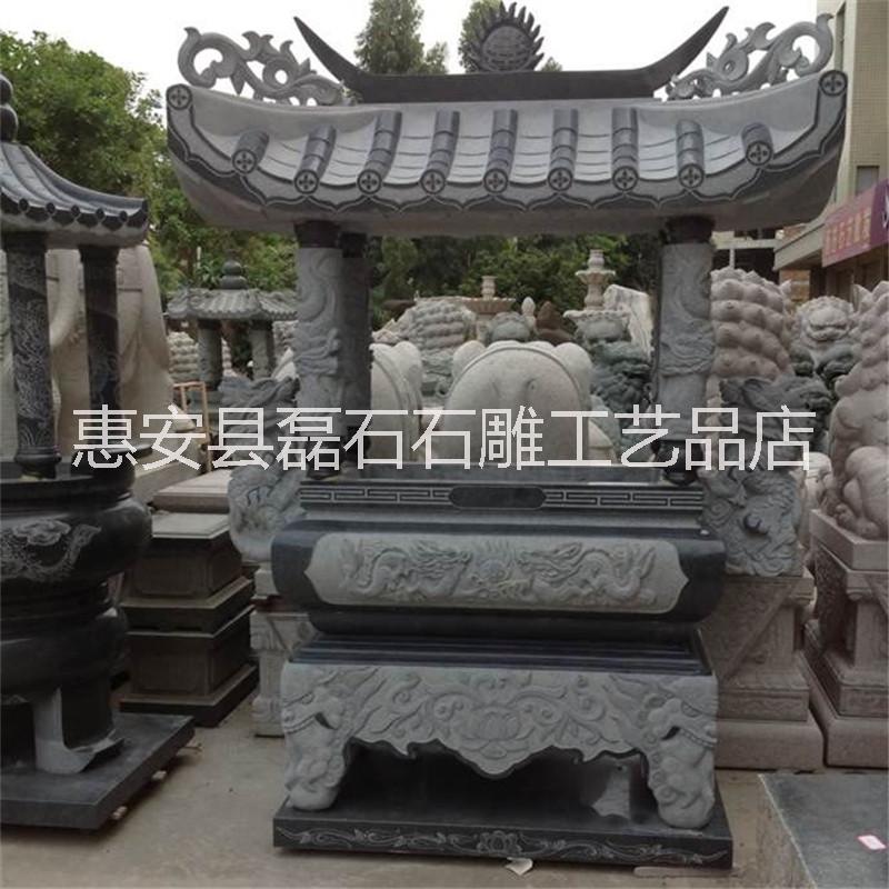 福建廠家供應(yīng) 石雕鼎爐青石雕刻盤龍香爐寺廟祠堂佛教用品擺件