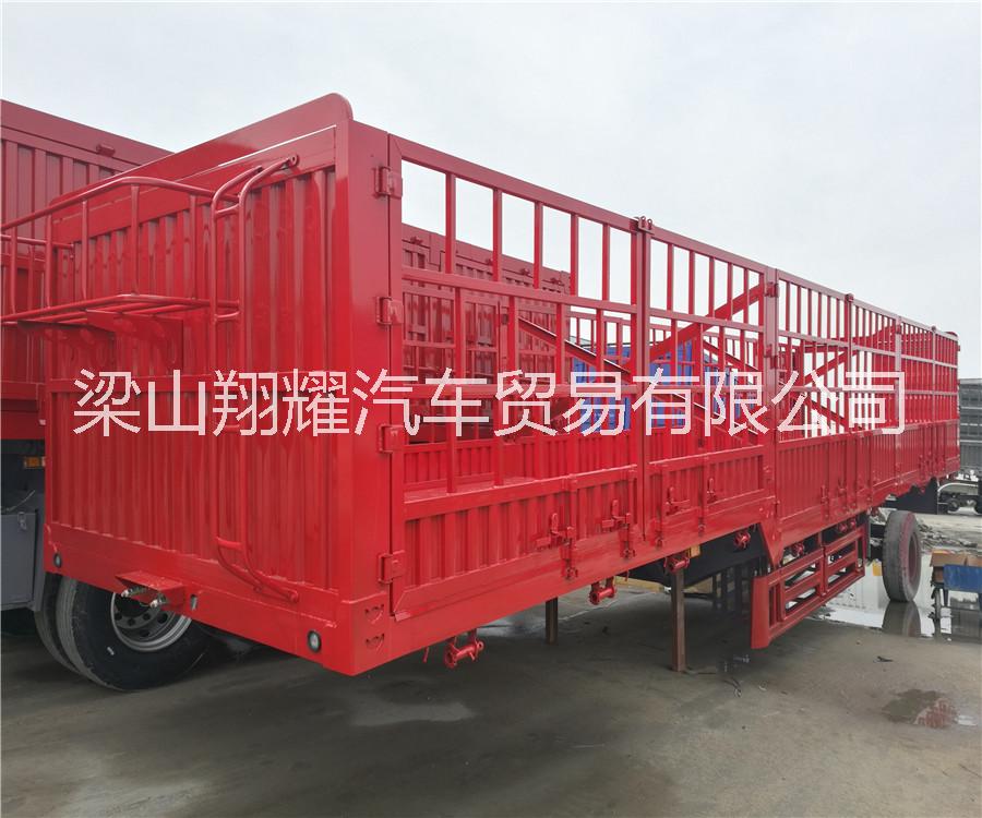 隱形鎖桿半掛車13米高低板半掛車13米半掛車剛性懸掛