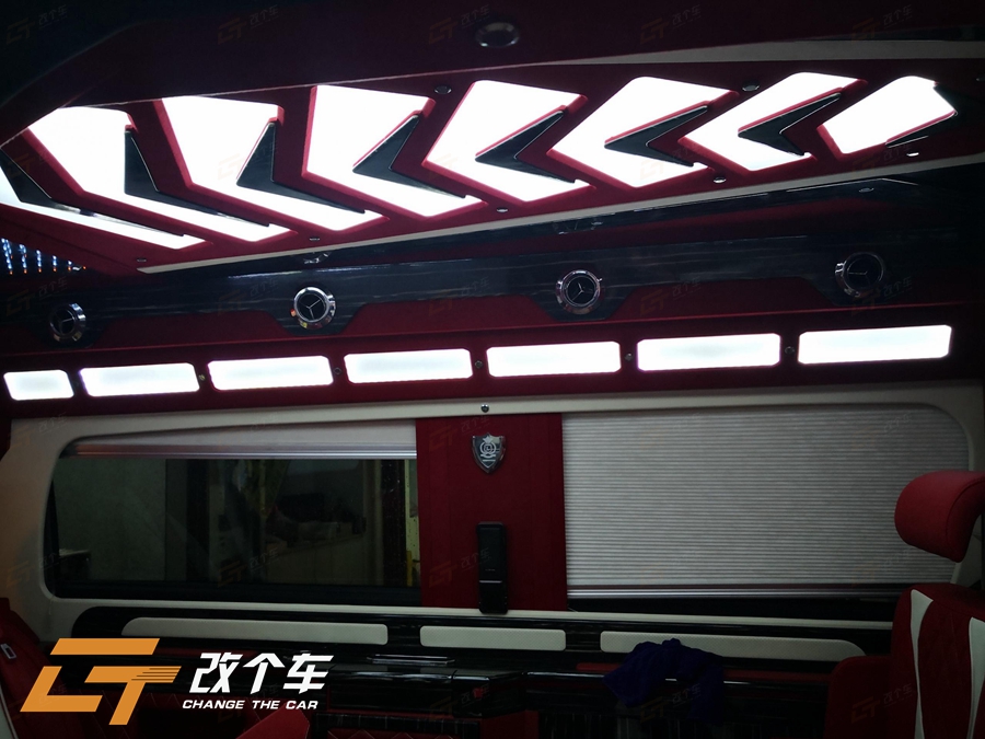 西安奔馳威霆內(nèi)飾*改裝丨改個車