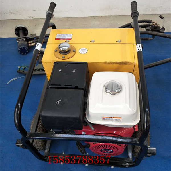 寶雞透水液壓動力站透水材料整平機操作視頻