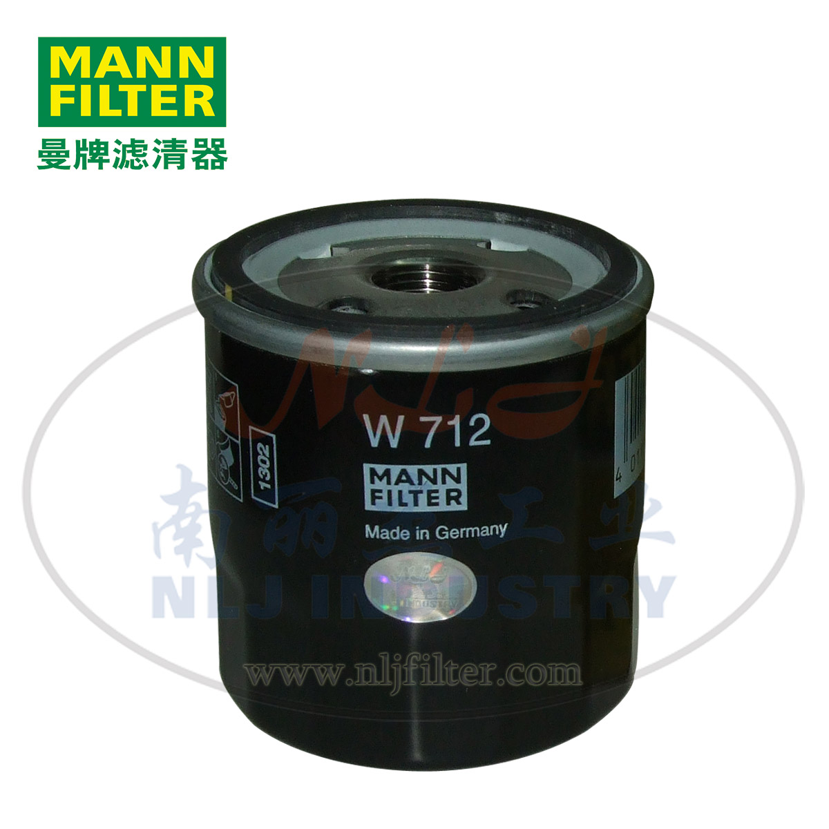 MANN-FILTER(曼牌濾清器)油濾W712