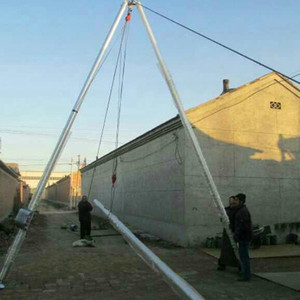 鋁合金三腳架立桿機(jī) 鋁合金立桿機(jī)廠家現(xiàn)貨供應(yīng)，全年保修