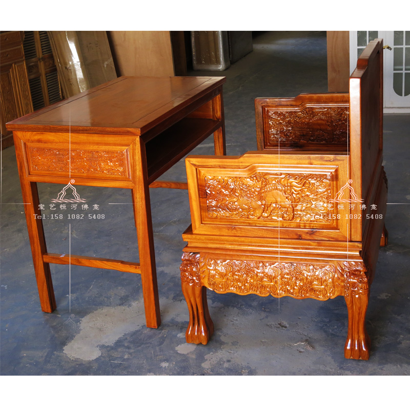 寶藝恒河實(shí)木雕刻密宗上師座椅   藏式法座密宗上師講經(jīng)臺(tái) 佛堂師父講經(jīng)座廠家直銷