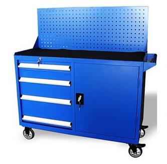 抽屜式工具車移動工具柜工具車天津廠家直銷定制工具車帶掛板