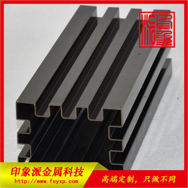佛山不銹鋼 鏡面水鍍黑鈦剪折刨廠家