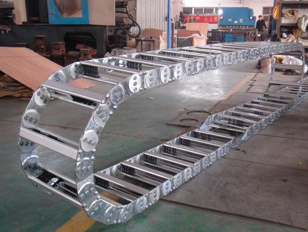 供應(yīng)穿線(xiàn)工程塑料拖鏈 活動(dòng)線(xiàn)槽 增強(qiáng)尼龍拖鏈 穿線(xiàn)坦克鏈