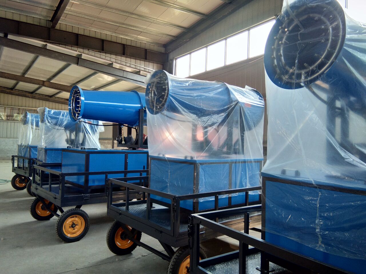 供應(yīng)煤礦降塵霧炮機 風(fēng)送式噴霧機