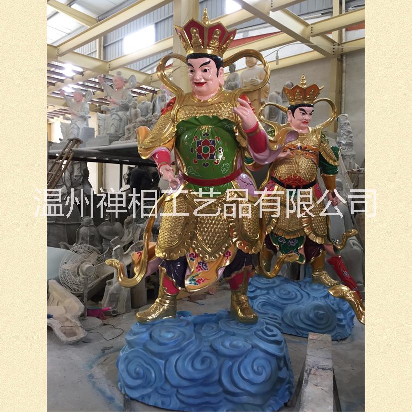 廠家直銷寺廟佛像，寺院木雕、銅雕四大天王佛像定做批發(fā) 木雕佛像