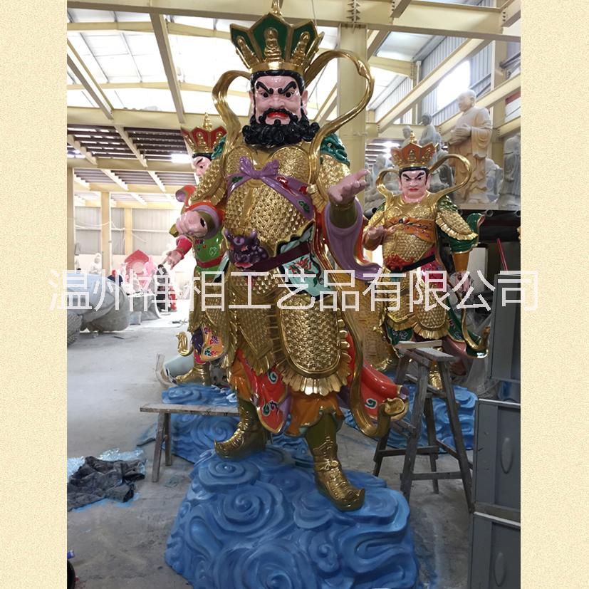廠家直銷寺廟佛像，寺院木雕、銅雕四大天王佛像定做批發(fā) 木雕佛像