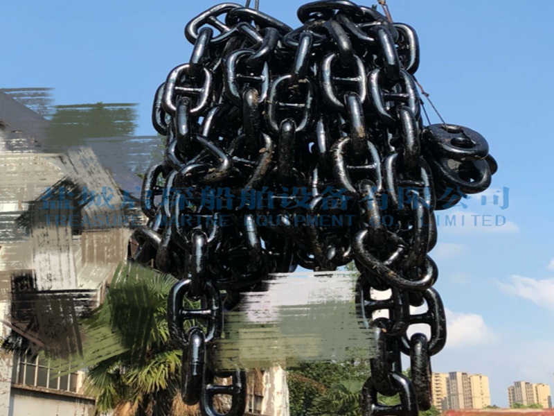 供應船用有檔錨鏈12.5毫米，