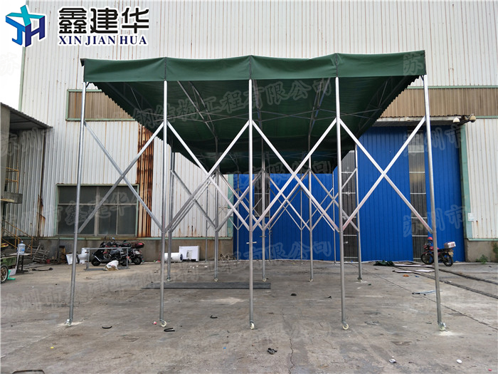 博山區(qū) 博山區(qū)移動大型工廠推拉雨篷鑫距華