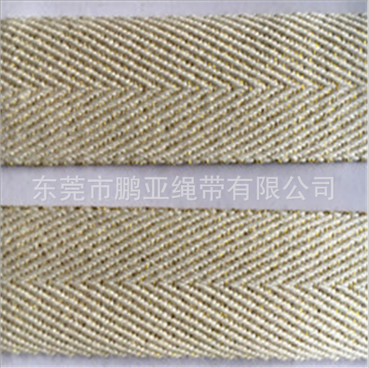 銀線棉帶 金線織帶 金銀線松緊帶 按需定做間色織帶