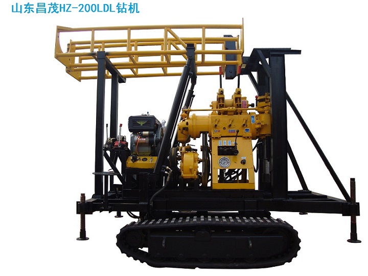 履帶式鉆機 諸城HZ-200D履帶式鉆機價格多少
